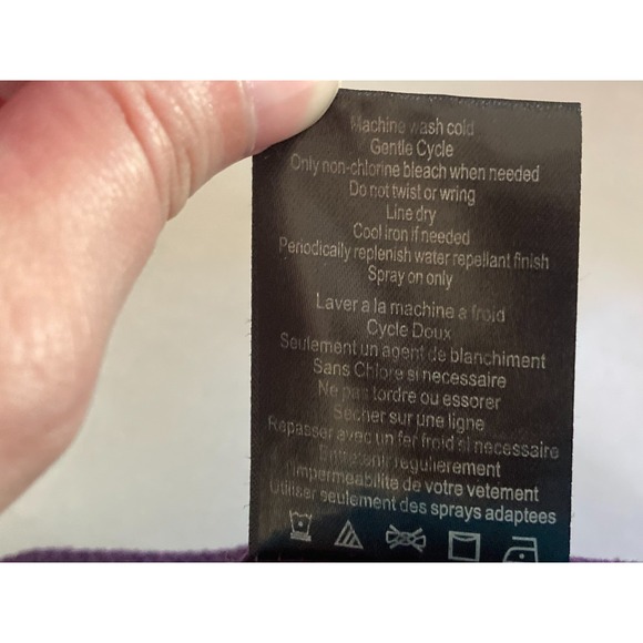 Aperture Technical Outerwear Waterproof Women Size Small Snow Pants Black Purple - Picture 14 of 14